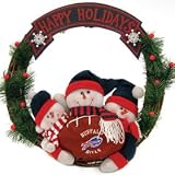 Buffalo Bills Styro Snowman Wreath