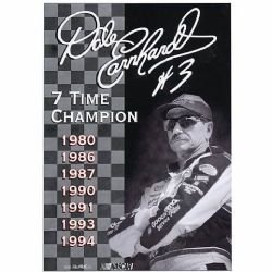 Dale Earnhart #3 2 Sided 28in X 40in Banner Flag with Pole Sleeve (7 Time Champ)