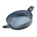 Azul Gres 2390228 11.5-Inch, 4-Quart Ceramic SautÃ© Casserole Pan, Gradient Gray and Blue