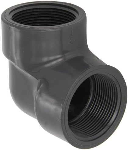 Spears PVC Pipe Fitting, 90 Degree Elbow, Schedule 80, NPT Female