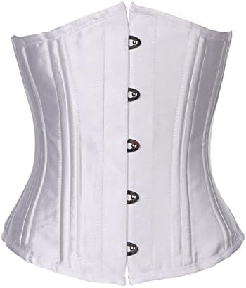 Crystal Dew Double Steel Boned Heavy Duty Waist Trainer Corset Shaper for Weight Loss