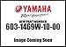 Yamaha 6D3-1469W-10-00 Plate, Silencer 6; 6D31469W1000 Made by Yamaha