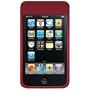 Amzer Rubberized Snap-On Crystal Hard Case for iPod touch 2G, 3G (Red)