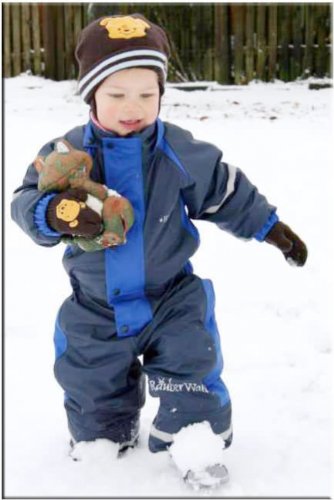 BMS Räuberwald Kinder Schneeanzug, rosee,80