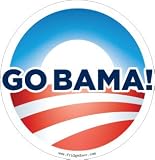 Fridgedoor Go Bama! Obama Car Magnet