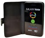 Book-Style Handytasche fuer - Samsung Galaxy Note (N7000) - Tasche Etui Huelle Schutzhuelle + Gratis Displayschutz Folie