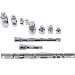 Tools & Hardware : Northern Industrial Socket Adapters, Universal Joints and Extensions - 10-Pc. SAE Set