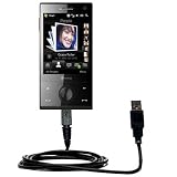 Classic Straight USB Cable for the HTC Touch Diamond Pro with Power Hot Sync and Charge capabilities - Gomadic Brand w/ TipExchange Technology