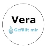 Produkt-Bild: Vera gef&auml;llt mir Aufkleber - 6 cm Durchmesser