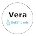 Produkt-Bild: Vera gef&auml;llt mir Aufkleber - 6 cm Durchmesser