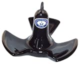 Greenfield Products 514B Marine Black Coated River Anchor - 14  Pound Capacity