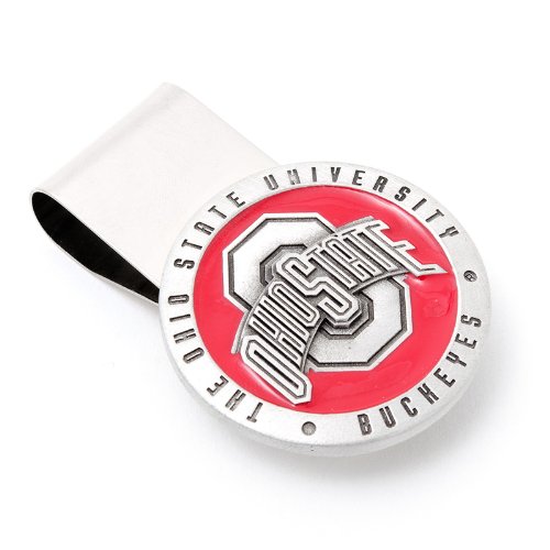 Pewter Ohio State University Buckeyes Money Clip