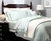 Pinzon Hemstitch 400-Thread-Count Egyptian Cotton Sateen Full/Queen Duvet Set, Mint
