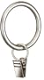Umbra Clip X-Large Drapery Ring, Set of 7, Nickel