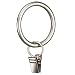 Umbra Clip X-Large Drapery Ring, Set of 7, Nickel
