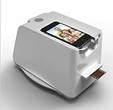 SainSonic FS-03 35mm Negative Film Slide Scanner for Smartphone iPhone 4 4S 5 5S SamSung S2 S3, iphotojet APP, AA Battery / USB Power, 1800 DPI, 1-Year Warranty