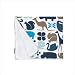 DwellStudio Gio Stroller Blanket - Aqua