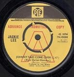 JOHNNY SAID COME OVER 7 INCH (7" VINYL 45) UK PYE 1971