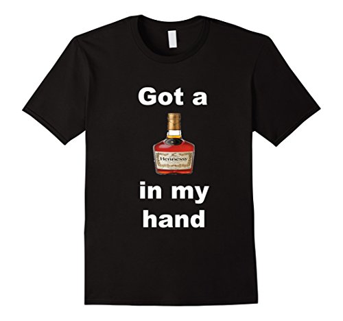 Men's Hennessy in my hand  2XL Black