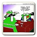Londons Times Funny Animals Cartoons - Frog Dinner Date Embarrassment - Light Switch Covers - double toggle switch