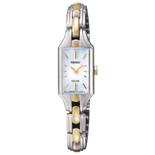 Seiko Solar Two-tone Bracelet Women's watch #SUP164