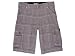 Hurley Boy's Window Plaid Shorts-Coal