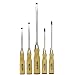 WITTE 620307  5-Piece Wooden Handled Slotted/Phillips Screwdriver Set