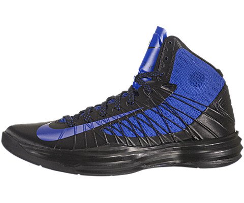 Mens Nike Hyperdunk 2012 Basketball Shoes Black Game Royal Blue 524934 005 Size 8 5 - Product 