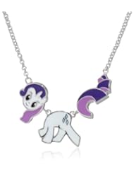 My Little Pony Girls Fine Silver Plated Rarity Pendant Necklace, 18"