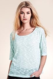 Limited Collection Scoop Neck Neppy Jersey Top