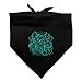 Cthulhu Elder Sign Pentagram Dog Pet Bandana - Black