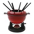 Swissmar 10-pc. Lucerne Meat Fondue Set - Red