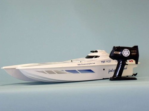 Admiral RC Speed Boat 40" Fully Assembled Wooden Replica Home Nautical Decor Not a Model Kit