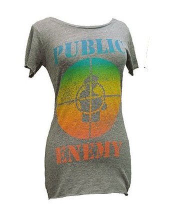Womens Vintage Wash PUBLIC ENEMY Fight The Power Womens Vintage Wash PUBLIC ENEMY Fight The Power