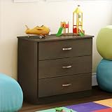 South Shore Libra Kids 3 Drawer Chest in Chocolate Finish