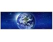 Leinwandbild No.38 Erde im Weltall 120x40cm Wandbild, Wandbilder Panorama, Universum, Planeten, Weltraum, Sterne, Panorama, Universum, Planeten, Weltraum, Sterne