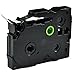 GREENCYCLE 2 Pack Compatible for Brother P-Touch TZe231 TZe-231 TZ-231 TZ231 AZE231 12mm 0.47 Laminated White Label Tape for Ptouch PT-Cube PT-H500LI PT-P700 P750W D210 D220 H110 Label Maker Tapes