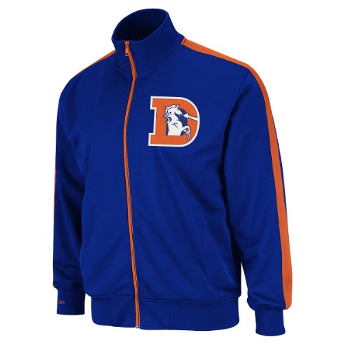 Mitchell & Ness Denver Broncos Big & Tall Goal Post Track Jacket Xxx Large