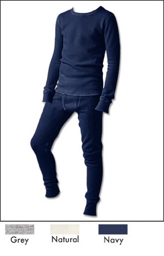Hanes Boys Thermal Set Navy S