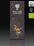 PACARI ECUADORIAN ORGANIC CHOCOLATE Raw 100%, 50-Gram Boxes (Pack of 5)