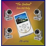 "The Sentinel" 3.5" Portable Four Camera Monitor System From Safe Baby