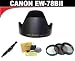 Canon EW-78B II Lens Hood for EF 28-135mm f/3.5-5.6 IS Canon SLR Lens + Deluxe Accessory Kit (EW78B)