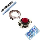 Red Blackberry Trackball / Joystick / Navigate / Pearl / Ring Repair Replacement Fix Fixing for Rim Blackberry Pearl 8100 8130 Curve 8300 8310 8320 8800 8820 8830 Plus Opening Tool with Exclusive FREE Complimentary Super Deal Micro Fiber Cleaning Cloth