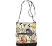 The SAK Pax Eco Canvas Cross-Body,Peace Print w/ Blk Trim,one size