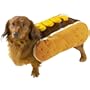 Casual Canine Polyester Hot Diggity Dog Costume, Medium, Mustard