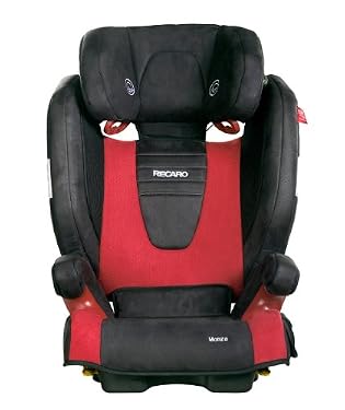 Recaro Monza Seatfix Isofix Highback Booster Car Seat - Cherry Black