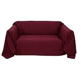 Stylemaster Alexandria Matelasse Large Sofa Furniture Throw - Burgundy