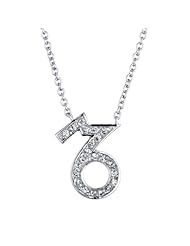 Capricorn Horoscope Zodiac CZ Necklace - Final Sale
