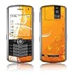 Orange Crush Design VERTICAL CAMERA Original Pearl 8110/ Pearl 8100 Cell Phone Protective Skin Decal Sticker