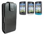 Accessory Master - Noir Housse étui coque cuir pour Nokia C5-03